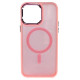 Силіконовий чохол Matt Case Pink with MagSafe для iPhone 14 Pro Max