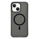 Силіконовий чохол FULL Matt Case Black with MagSafe для iPhone 15