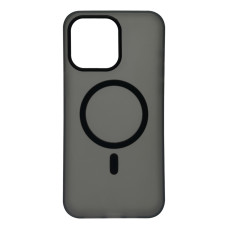 Силиконовый чехол FULL Matt Case Black with MagSafe для iPhone 16 Plus