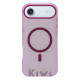 Силіконовий чохол FULL Matt Case Pink with MagSafe для iPhone 17 Air