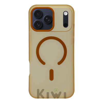 Силиконовый чехол FULL Matt Case Orange with MagSafe для iPhone 17 Pro Max Силиконовый чехол FULL Matt Case Orange with MagSafe для iPhone 17 Pro Max