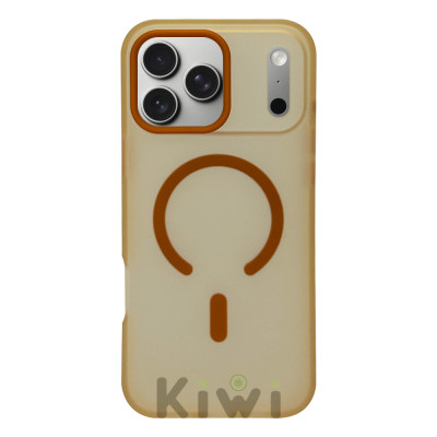 Силиконовый чехол FULL Matt Case Orange with MagSafe для iPhone 17 Pro Max Силиконовый чехол FULL Matt Case Orange with MagSafe для iPhone 17 Pro Max