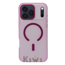 Силиконовый чехол FULL Matt Case Pink with MagSafe для iPhone 17 Pro