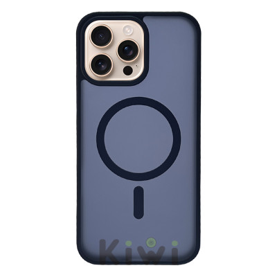 Силіконовий чохол Matt Case Blue with MagSafe для iPhone 16 Pro Силіконовий чохол Matt Case Blue with MagSafe для iPhone 16 Pro