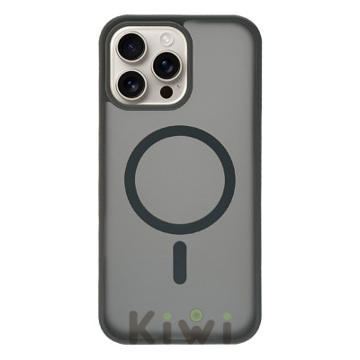 Силиконовый чехол Matt Case Grey with MagSafe для iPhone 16 Pro Max