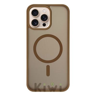 Силіконовий чохол Matt Case Gold with MagSafe для iPhone 16 Pro Max