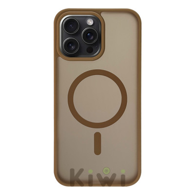 Силіконовий чохол Matt Case Gold with MagSafe для iPhone 16 Pro Max