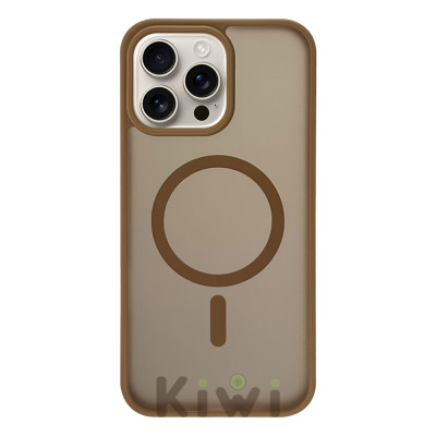 Силіконовий чохол Matt Case Gold with MagSafe для iPhone 16 Pro Max