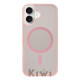 Силіконовий чохол Matt Case Pink with MagSafe для iPhone 17