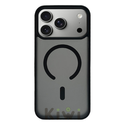 Силіконовий чохол Matt Case Black with MagSafe для iPhone 17 Pro