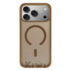 Силиконовый чехол Matt Case Gold with MagSafe для iPhone 17 Pro Max