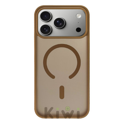Силиконовый чехол Matt Case Gold with MagSafe для iPhone 17 Pro Max
