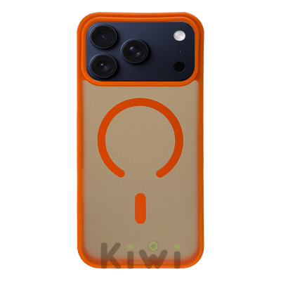 Силіконовий чохол Matt Case Orange with MagSafe для iPhone 17 Pro Max/18 Pro Max Силіконовий чохол Matt Case Orange with MagSafe для iPhone 17 Pro Max/18 Pro Max