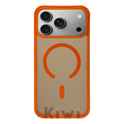 Силіконовий чохол Matt Case Orange with MagSafe для iPhone 17 Pro Max/18 Pro Max Силіконовий чохол Matt Case Orange with MagSafe для iPhone 17 Pro Max/18 Pro Max