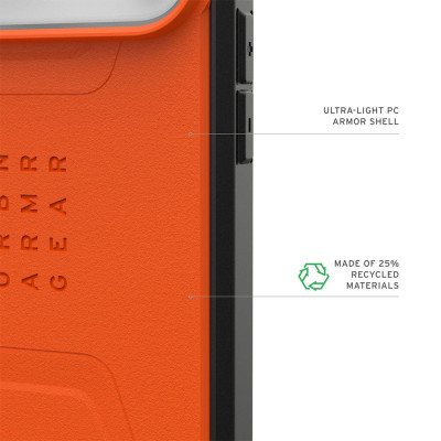 Противоударный чехол UAG Monarch Orange with MagSafe для iPhone 17 Pro