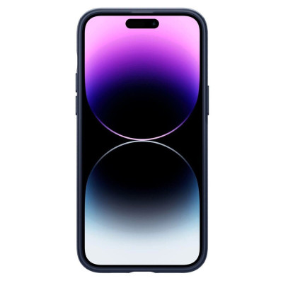 Силиконовый чехол Spigen Mag Armor Dark Blue with MagSafe для iPhone 14 Pro Max