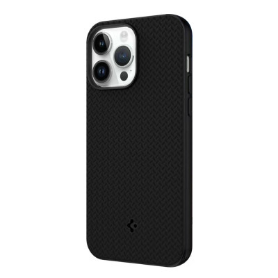 Силиконовый чехол Spigen Mag Fit Black with MagSafe для iPhone 15 Pro