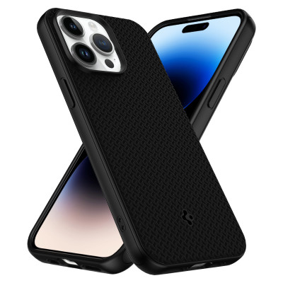 Силиконовый чехол Spigen Mag Fit Black with MagSafe для iPhone 15 Pro