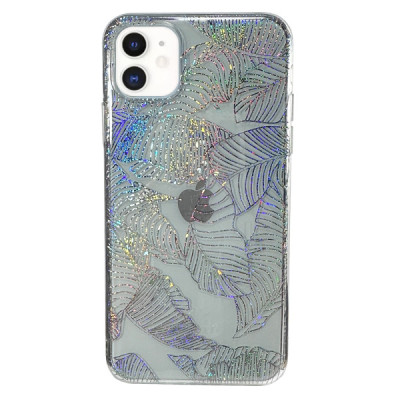 Силіконовий чохол Папоротник Хамелеон для iPhone 11