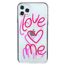 Силиконовый чехол Love Me для iPhone 11 Pro Max