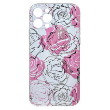 Силиконовый чехол Бутоны Роз Золото для iPhone 11 Pro Max