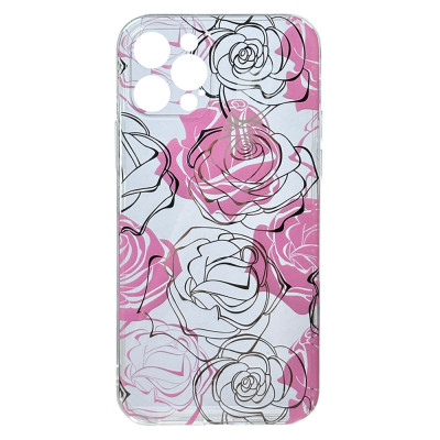 Силиконовый чехол Бутоны Роз Золото для iPhone 11 Pro Max