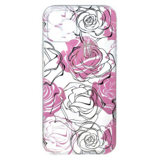 Силиконовый чехол Бутоны Роз Золото для iPhone 12 Pro Max