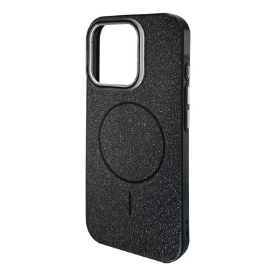 Силиконовый чехол Mega Brilliance Black with MagSafe для iPhone 16 Pro Max Силиконовый чехол Mega Brilliance Black with MagSafe для iPhone 16 Pro Max
