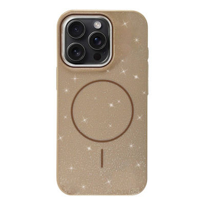 Силіконовий чохол Mega Brilliance Beige with MagSafe для iPhone 16 Pro Силіконовий чохол Mega Brilliance Beige with MagSafe для iPhone 16 Pro