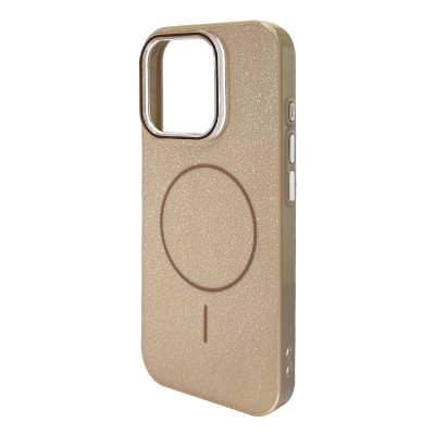 Силіконовий чохол Mega Brilliance Beige with MagSafe для iPhone 16 Pro Силіконовий чохол Mega Brilliance Beige with MagSafe для iPhone 16 Pro