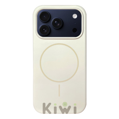 Чохол Silicon Case MagSafe Beige для iPhone 17 Pro