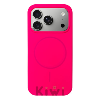 Чохол Silicon Case MagSafe Flash Pink для iPhone 17 Pro Max