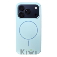 Чохол Silicon Case MagSafe Світло Блакитний для iPhone 17 Pro Max