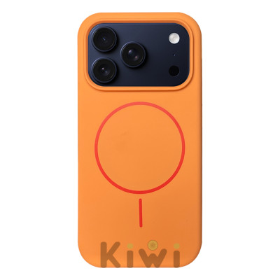 Чохол Silicon Case MagSafe Papaya для iPhone 17 Pro Max