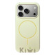 Чехол Silicon Case MagSafe Light Yellow для iPhone 17 Pro Max