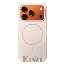 Чохол Silicon Case MagSafe Пудра для iPhone 17 Pro Max