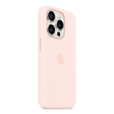 Чехол Original Silicon Case with MagSafe Light Pink для iPhone 15 Pro Max