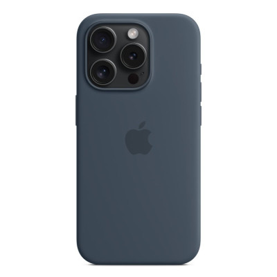 Чохол Original Silicon Case with MagSafe Storm Blue для iPhone 15 Pro Max