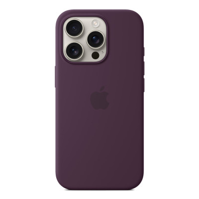 Чехол Original Silicon Case with MagSafe Plum для iPhone 16 Pro