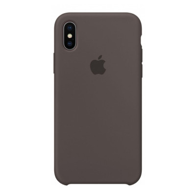 Чехол Silicon Case Dark Cocoa для iPhone X