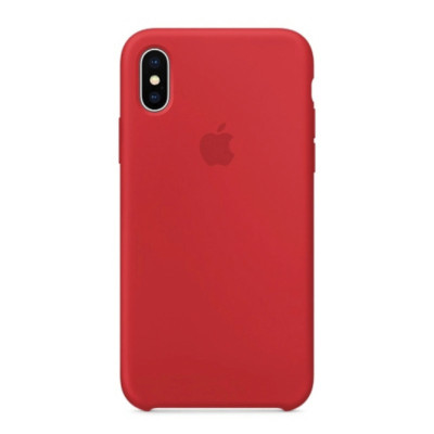 Чохол Silicon Case Red для iPhone XsMax
