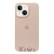 Чехол Silicon Case Пудра для iPhone 14