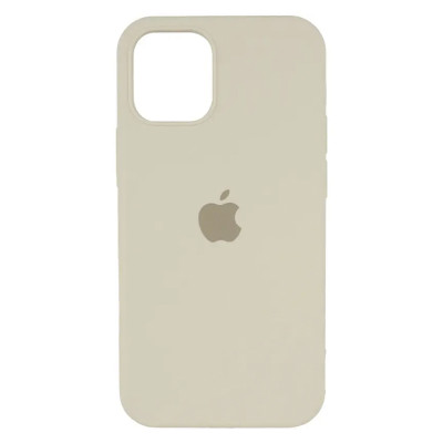 Чохол Silicon Case Beige для iPhone 12/12 Pro
