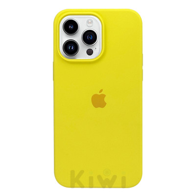 Чохол Silicon Case Yellow для iPhone 13 Pro
