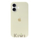 Чехол Silicon Case Beige для iPhone 16