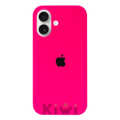 Чехол Silicon Case Flash Pink для iPhone 16