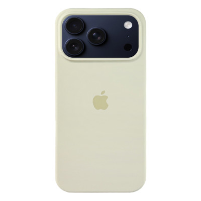 Чехол Silicon Case Beige для iPhone 17 Pro Max