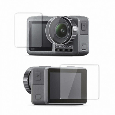 Защитное стекло для Dji Osmo Action (перед+зад)