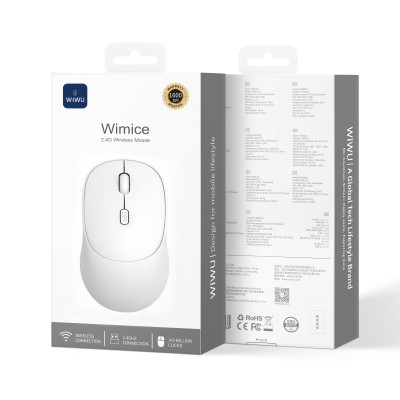 Беспроводная мышка WiWU WM112 White Беспроводная мышка WiWU WM112 White