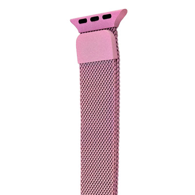 Металлический ремешок Milanese Loop Candy Pink для Apple Watch 42/44/45/49мм 